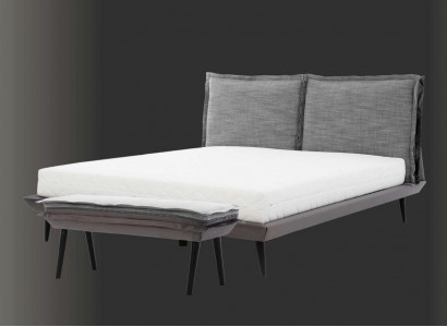 Bed Gray Beautiful Design Modern Luxury Beds Bedroom Elegant Furniture